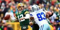 Aaron Rodgers foi fundamental para os Packers  Foto: Andrew Weber / Reuters