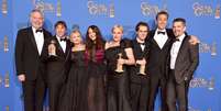 Elenco de 'Boyhood' posa para foto   Foto: Kevin Winter / Getty Images 