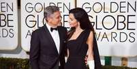 George e Amal Clooney no tapete vermelho do Globo do Ouro. 11/01/2015  Foto: Danny Moloshok / Reuters