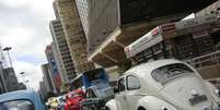 'Fusqueata' percorreu a Avenida Paulista, uma das principais vias da capital de SP  Foto: Arquivo Pessoal/ Anderson Lima / Reprodução