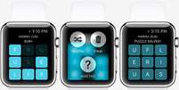 <p>As imagens prévias do Letterpad mostram o game na tela do Apple Watch</p>  Foto: Touch Arcade / Reprodução