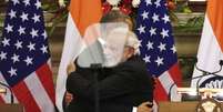 <p>Obama est&aacute; na &Iacute;ndia e faz acordos com o pa&iacute;s, dirigido por Modi</p>  Foto: Reuters