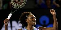 Venus Williams não chegava às quartas de final de um Grand Slam desde o US Open de 2010  Foto: Rob Griffith  / AP