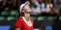 Makarova chega pela segunda vez consecutiva na semifinal de um Grand Slam  Foto: Thomas Peter  / Reuters