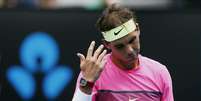 Nadal levou terceiro pneu na carreira contra Berdych   Foto: Athit Perawongmetha / Reuters