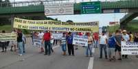 <p>Manifestantes prometem protesto maior durante o Carnaval</p>  Foto: Cristiano Souza / vc repórter