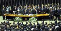 Eduardo Cunha foi eleito para presidir a Câmara dos Deputados pelos próximos dois anos  Foto: Laycer Tomaz / Agência Câmara