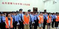 Membros da seita recebem condenações na China: dois deles foram executados por assassinarem mulher em 2014  Foto: The Independent / Reprodução