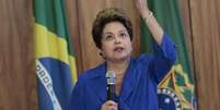 A presidente Dilma Rousseff durante evento no Palácio do Planalto, em Brasília, nesta segunda-feira. 05/11/2014  Foto: Ueslei Marcelino / Reuters
