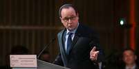 Presidente francês François Hollande faz discurso em Paris. 06/02/2015.  Foto: Ian Langsdon / Reuters