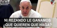 Até o papa Francisco virou meme na argentina  Foto: Reprodução