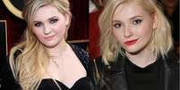 Abigail Breslin com o novo corte de cabelo durante a semana de moda de Nova York  Foto: Getty Images 