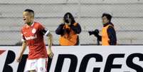 <p>Argentino fez o &uacute;nico gol do Inter no duelo diante do The Strongest</p>  Foto: Aizar Raldes / AFP