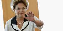 Presidente Dilma Rousseff durante reunião com o ministro de Relações Exteriores alemão, Frank-Walter Steinmeier, no Palácio do Planalto, em Brasília. 13/2/2015  Foto: Ueslei Marcelino / Reuters