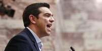 <p>Alexis Tsipras quer&nbsp;indeniza&ccedil;&otilde;es de guerra para as v&iacute;timas da ocupa&ccedil;&atilde;o</p>  Foto: Kostas Tsironis / Reuters