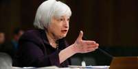 <p>Janet Yellen afirmou que, antes de elevar os juros, o banco central dos EUA eliminará a palavra "paciente" de seu comunicado</p>  Foto: Kevin Lamarque / Reuters