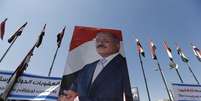 Apoiadores do ex-presidente do Iêmen, Ali Abdullah Saleh, durante manifestação, em foto de arquivo. 07/11/2014  Foto: Khaled Abdullah / Reuters
