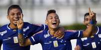 Neílton finalmente marcou um gol com a camisa do Cruzeiro  Foto: Washington Alves / Light Press / Cruzeiro / Divulgação