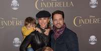 Jason Priestley e família  Foto: Getty Images