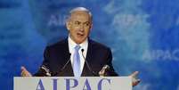 Premiê israelense, Benjamin Netanyahu  em Washington. 2/3/2015  Foto: Jonathan Ernst / Reuters