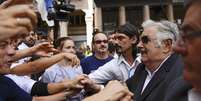 Mujica assume cadeira no Senado dois dias depois de deixar presidência   Foto: Matilde Campodonico / AP