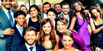 Elenco de 'Império' se reúne para foto   Foto: Instagram / Reprodução