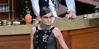 Cara Delevingne abriu e fechou o desfile da Chanel  Foto: Pascal Le Segretain / Getty Images