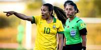 Apesar de contar com Marta, Brasil tem se distanciado de potências do futebol feminino nos últimos anos  Foto: Jose Sena Goulao / EFE