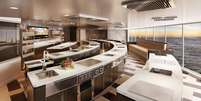 Culinary Arts Kitchen é nova atração de navio luxuoso  Foto: Regent Seven Seas Cruises/Divulgação
