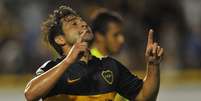Lodeiro fez um dos gols da vitória do Boca Juniors  Foto: Juan Ignacio Ronc / EFE
