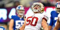 <p>Chris Borland liderou os 49ers em tackles no ano passado como calouro</p>  Foto: Al Bello / Getty Images 