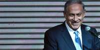 Primeiro-ministro Benjamin Netanyahu agradece apoio na sede do partido, em Tel Aviv.   15/03/2015  Foto: Nir Elias / Reuters