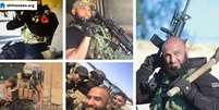 "O Anjo da Morte": fotos do militar são divulgadas nas redes sociais   Foto: Shiite News / Reprodução