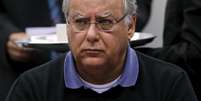 Ex-diretor da Petrobras Renato Duque durante sessão da CPI  Foto: Ueslei Marcelino / Reuters