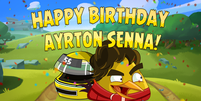 Ayrton Senna ganha homenagem do game Angry Birds  Foto: Reprodução