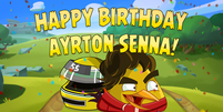 Ayrton Senna ganha homenagem do game Angry Birds  Foto: Reprodu&ccedil;&atilde;o
