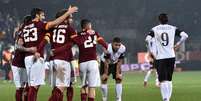 Vice-líder Roma triunfou por 1 a 0 sobre o Cesena  Foto: Giuseppe Bellini / Getty Images 