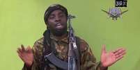 <p>O l&iacute;der do grupo extremista nigeriano&nbsp;Boko Haram, Abubakr Shekau, em foto de abril de 2014&nbsp;</p>  Foto: AP