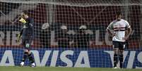 São Paulo fica em situação delicada no Grupo 2 da Copa Libertadores  Foto: Juan Mabromma / AFP