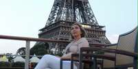 Dayse Ramos Campos, moradora de S&atilde;o Jos&eacute; dos Campos (SP), viajou com a fam&iacute;lia para Paris em julho de 2013. "Era sonho do meu marido conhecer a cidade, mas acabei me apaixonando tamb&eacute;m", contou  Foto: Dayse Ramos Campos / vc rep&oacute;rter