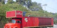 <p>Os caminhões trios elétricos da empresa Energia são todos vermelhos - cor proibida nas manifestações antiDilma e antiPT</p>  Foto: Divulgação