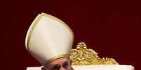 <p>Papa Francisco celebrou missa sobre o martírio armênio</p>  Foto: EFE/Claudio Peri