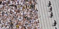 Santistas danificaram patrimônio da Arena Corinthians  Foto: Mauro Horita / Agif/Gazeta Press