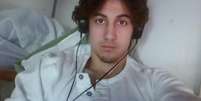 Dzhokhar Tsarnaev em foto divulgada pela promotoria em Boston, nos Estados Unidos, em março. 23/03/2015  Foto: Promotoria de Boston / Reuters