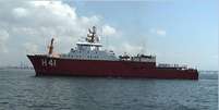 Navio polar de pesquisa da Marinha Almirante Maximiano serviu de plataforma de trabalho para 114 pesquisadores em 13 projetos na Antártica  Foto: Marinha do Brasil / Divulgação
