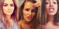 <p>Kelly Key, Yasmin Brunet e Anitta foram algumas das famosas que se divertiram com o app</p>  Foto: Instagram / Reprodução