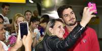 Olha a selfie, Pato!  Foto: Fernando Dantas / Gazeta Press