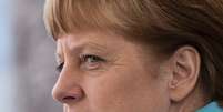 A chanceler da Alemanha, Angela Merkel, aguarda a visita do premiê da Índia em Berlim, na semana passada. 14/04/2015  Foto: Axel Schmidt / Reuters