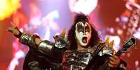 Os mascarados da banda Kiss se apresentaram neste domingo na Arena Anhembi, em São Paulo, no encerramento da edição 2015 do Monsters of Rock  Foto: Osmar Portilho / Terra