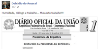 Delcídio Amaral comemora nas redes sociais nomeação para o cargo de líder do governo no Senado  Foto: Facebook / Reprodução